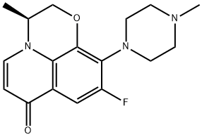 左氧氟沙星去羧基杂质分子式结构图