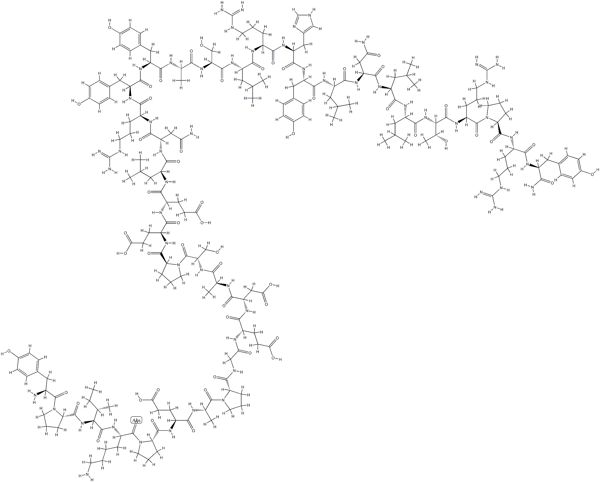 (LEU31,PRO34)-PEPTIDE YY (HUMAN) TRIFLUOROACETATE SALT分子式结构图