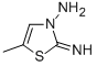 2-IMINO-5-METHYLTHIAZOL-3(2H)-AMINE分子式结构图