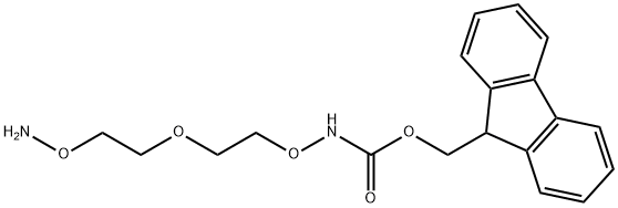 FMOC-AMINOOXY-PEG2-NH2分子式结构图