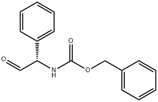 N-苄氧羰基-苯甘氨醛分子式结构图