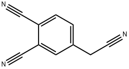 4-(氰基甲基)邻苯二甲腈分子式结构图