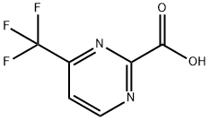 4-三氟甲基嘧啶-2-甲酸分子式结构图