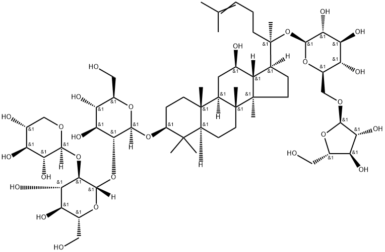 三七皂苷FP2分子式结构图