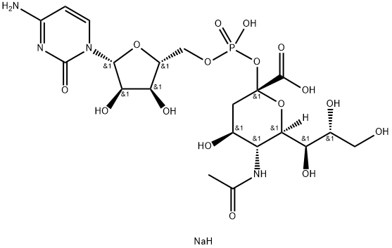 CMP-NAN SODIUM SALT分子式结构图