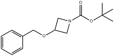 3-苄氧基-氮杂环丁烷-1-羧酸叔丁基酯分子式结构图