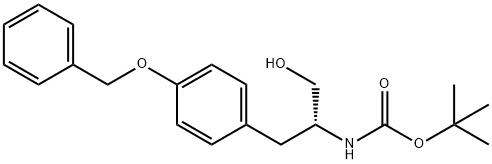 BOC-D-4-苄氧基酪氨醇分子式结构图