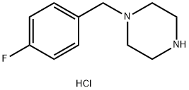 4-氟苄基哌嗪盐酸盐分子式结构图