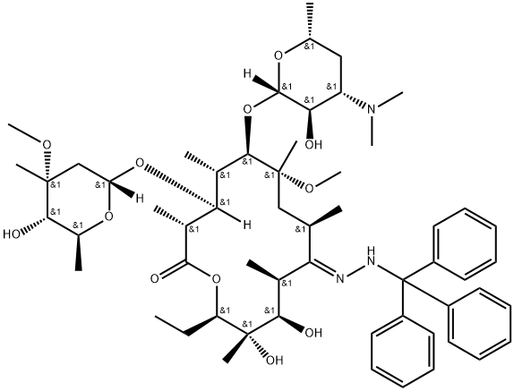 Clarithromycin Trityl Hydrazone分子式结构图