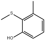 3-甲基-2-羟基茴香硫醚分子式结构图