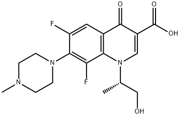 左氧氟沙星杂质U分子式结构图