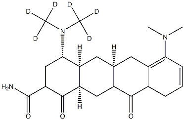 米诺环素D6分子式结构图