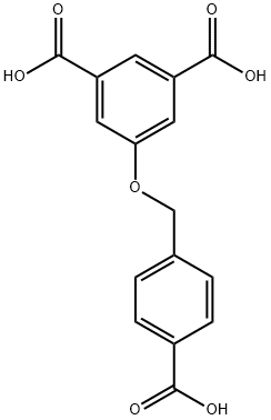 5-((4-羧苄基)氧基)间苯二甲酸分子式结构图