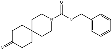 9-氧代-3-氮螺环[5,5]十一烷-3-甲酸苄酯分子式结构图