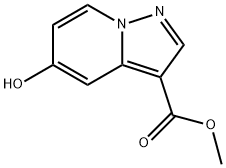 5-羟基吡唑并[1,5-A〕吡啶-3-羧酸甲酯分子式结构图