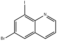 6-溴-8-碘喹啉分子式结构图