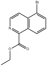 5-溴-异喹啉-1-甲酸分子式结构图