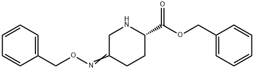 (S,E)-5 - ((苄氧基)亚氨基)哌啶-2-甲酸苄酯分子式结构图