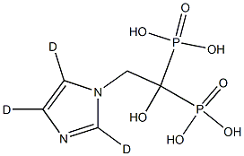 Zoledronic-d3 Acid分子式结构图