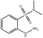 2-肼基-N,N-二甲基苯-1-磺酰胺分子式结构图