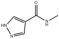 N-甲基吡唑-4-甲酰胺分子式结构图