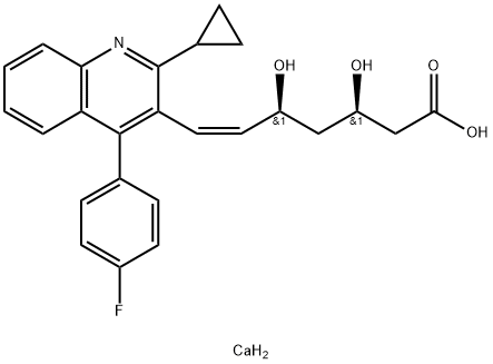 (Z)-匹伐他汀钙盐分子式结构图