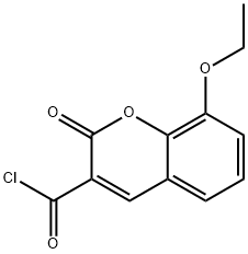 8-乙氧基-2-氧代-2H-色烯-3-甲酰氯分子式结构图