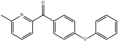 (6-甲基吡啶-2-基)(4-苯氧基苯基)甲酮分子式结构图