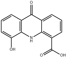 5-hydroxy-9-oxo-9,10-dihydroacridine-4-carboxylic acid分子式结构图