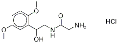 盐酸米多君-D6分子式结构图