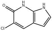 5-氯-7H-吡咯并[2,3-B]吡啶-6-醇分子式结构图