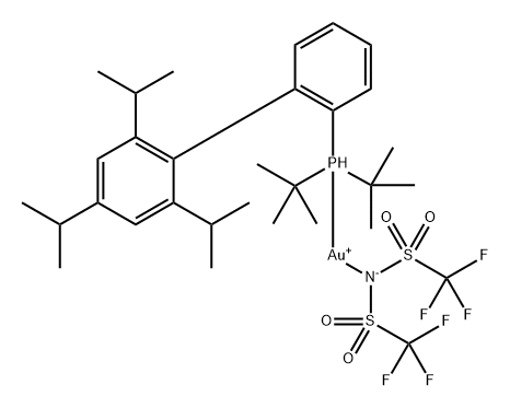 tBuXphos AuNTf2分子式结构图