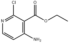 ETHYL 4-AMINO-2-CHLORONICOTINATE分子式结构图