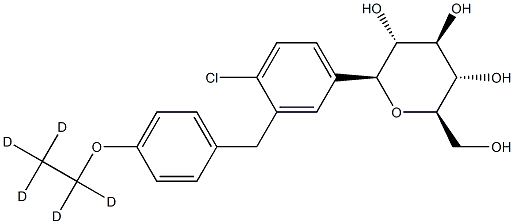 达格列净-D5分子式结构图