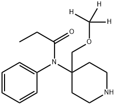 Norsufentanil-d3分子式结构图