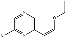 2-氯-6-[(1Z)-2-乙氧基乙烯基]吡嗪分子式结构图