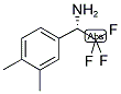 (1S)-1-(3,4-DIMETHYLPHENYL)-2,2,2-TRIFLUOROETHYLAMINE分子式结构图