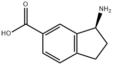 (S)-3-氨基-2,3-二氢-1H-茚-5-羧酸分子式结构图