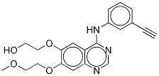 OSI-420-d4, Free Base (Desmethyl Erlotinib-d4)分子式结构图