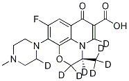 左氧氟沙星D8分子式结构图