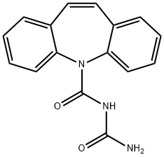 N -甲酰-5H-二苯并[B,F]氮-5-甲酰胺分子式结构图