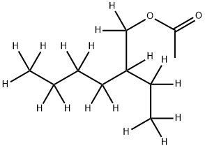 醋酸异辛酯-D17分子式结构图
