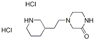 4-[2-(3-Piperidinyl)ethyl]-2-piperazinonedihydrochloride分子式结构图