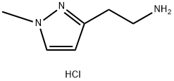 2-(1-甲基-1H-吡唑-3-基)乙胺二盐酸盐分子式结构图