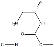 (S)- 1-氨基丙烷-2-基氨基碳酸甲酯盐酸盐分子式结构图