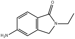 5-氨基-2,3-二氢-2-乙基-1H-异吲哚-1-酮分子式结构图