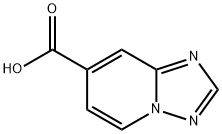 [1,2,4]三唑并[1,5-A]吡啶-7-羧酸分子式结构图