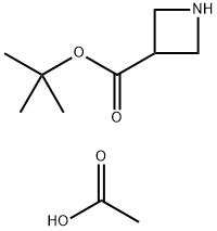 乙酸叔丁基氮杂环丁烷-3-羧酸酯分子式结构图