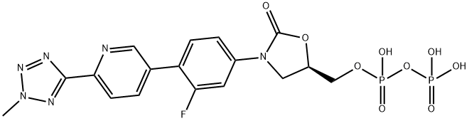 磷酸特地唑胺焦磷酸酯分子式结构图