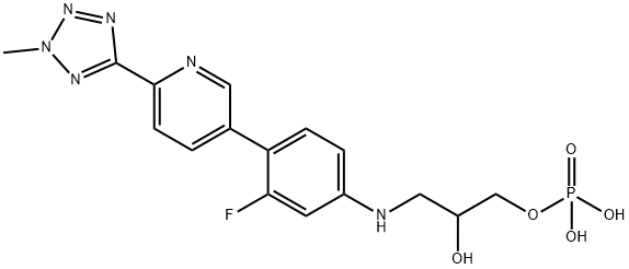 磷酸特地唑胺开环杂质分子式结构图